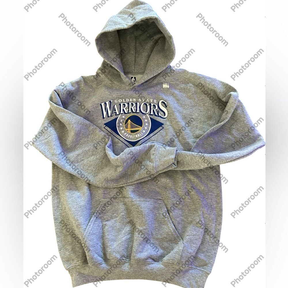 NBA Golden State Warriors Big Kids Sweatshirt Hooded Grey, Size XL, NWOT
